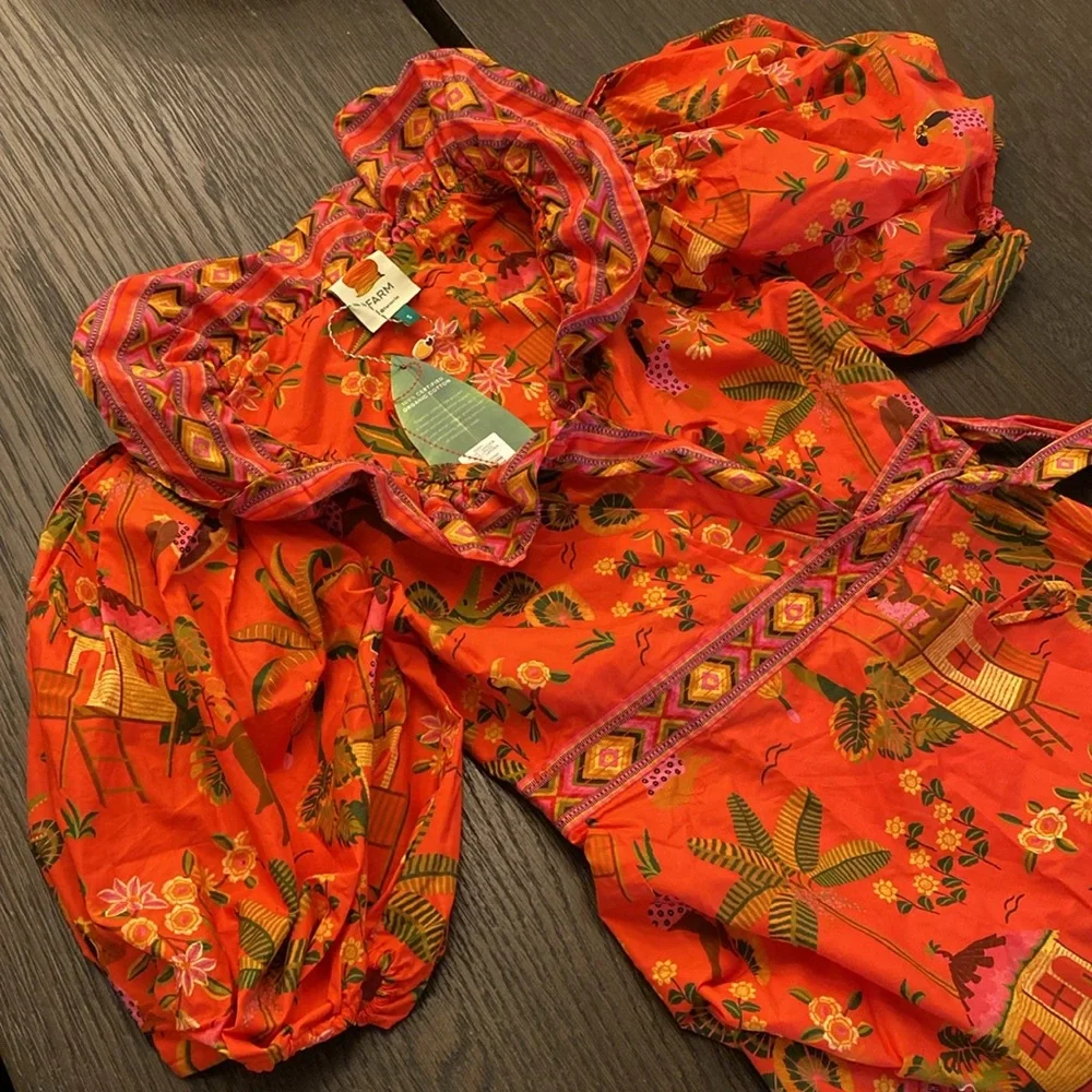 Farm Rio Secret Garden Maxi Dress - Picture 2 of 6